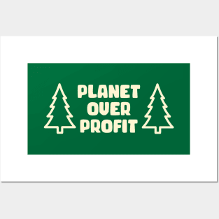 Planet Over Profit - Climate Change Socialist Posters and Art